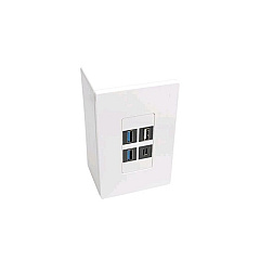 Tripp Lite Single-gang Surface-mount Junction Box (N080SMB1WH)