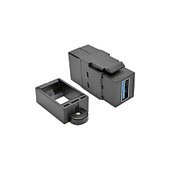 Tripp Lite Usb Panel Mount Angled Coupler F/f (U325000KPABK)