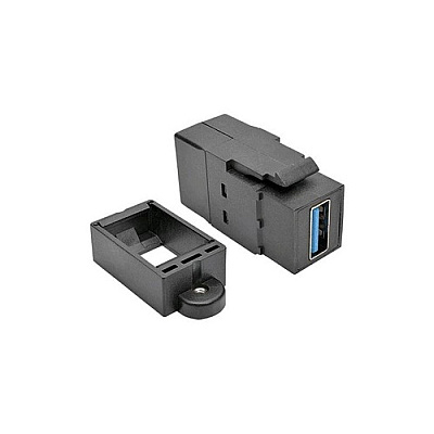 Tripp Lite Usb Panel Mount Angled Coupler F/f (U325000KPABK)