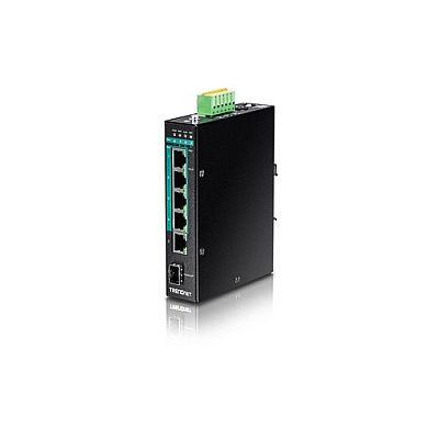 Trendnet 6-port Hardened Industrial Gigabit Poe+ Layer 2 Managed Din-rail Switch (TIPG541I)