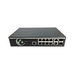 Amer Networks 10 Port Gig L2+ Switch Incl 2 Combo Sfp (SS2GD10)
