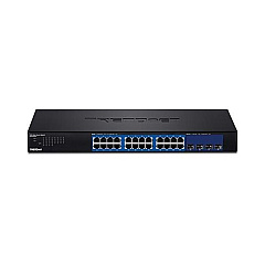 Trendnet 24-port Gigabit Web Smart With 4 X 10g Sfp+ Slots (TEG30284)