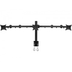 SIIG Triple Monitor Desk Mount - 13" To 27 (CE-MT0R12-S3)