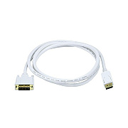 Monoprice 6ft Displayport To Dvi Cable - White (6015)
