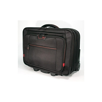 Mobile Edge 13.3in-17.3inovernightcase - Black W/red (MEPRC1)