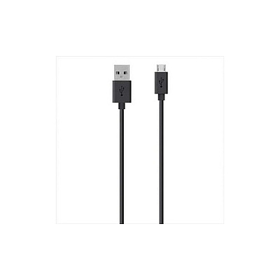 Belkin Cable,usb,usba/usbmicrob,4 ,black (F2CU012BT04BLK)