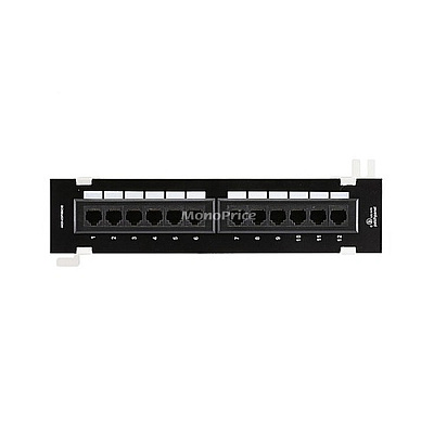 Monoprice Cat6 Mini Patch Panel 12 Port (7304)