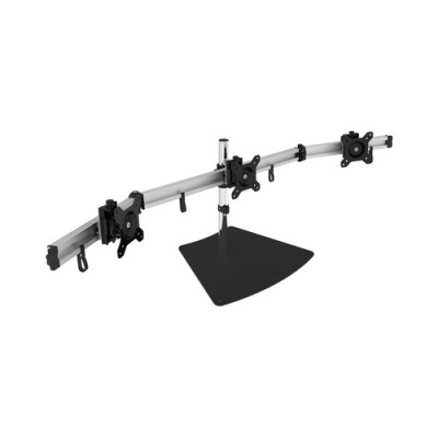 SIIG Triple Monitor Aluminum Desk Stand (CE-MT2111-S1)