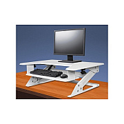 Kantek Desktop Riser Workstation Sit To Stand White (KTKSTS900W)