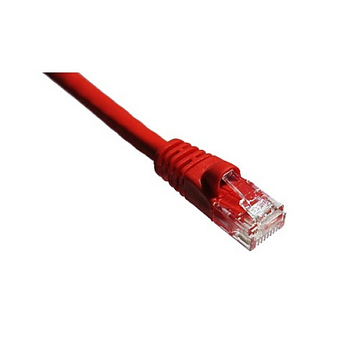Axiom 6ft Cat5e Cable W/boot (red) (C5EMBR6AX)