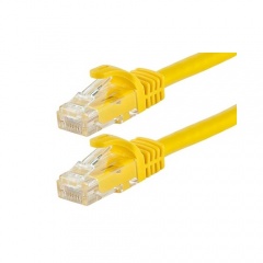 Monoprice Flexboot Cat5e Network Cable,20ft Yellow (11204)