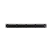 Monoprice 19in 1u Utp Cat5e Patchpanel, 24 Port (7255)