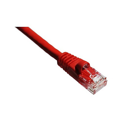 Axiom 20ft Cat5e Cable W/boot (red) (C5EMBR20AX)