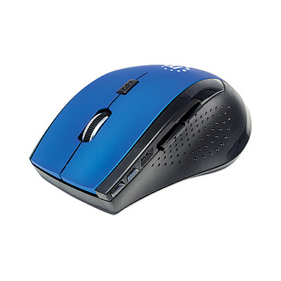 Manhattan - Strategic Curve Wireless Mouse - Blue (179294)
