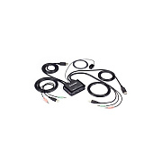 Black Box 4k60 Displayport Cable Kvm Switch - 2-port With Button Switch, Audio And Mic (KV62CBL)