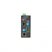 Black Box Gigabit Ethernet Industrial Poe Media Converter - 10/100/1000-mbps Copper To 100/1000-mbps Fiber Sfp, Gsa, Taa (LGC5500A)