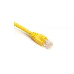 Black Box Cat5e 350-mhz Snagless Stranded Ethernet Patch Cable Unshielded(utp),cm Pvc(rj45m/m),yellow,6-in. Cable,9-in.(22.9-cm)end-to-end (EVNSL84-06IN)