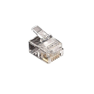 Black Box Rj11 Modular Plug - Unshielded, 6-wire, 25-pack, Gsa, Taa (FMTP61125PAK)