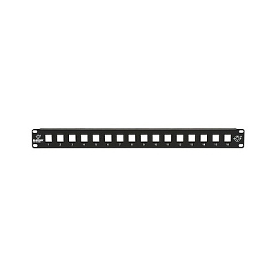 Black Box Multimedia Patch Panel - 1u, 16-port, Gsa, Taa (JPMT1016A)