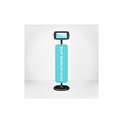 Bouncepad North America Bouncepad Extras Printed Front Board For Floorstanding (black Brackets) (EXTBFB2B)