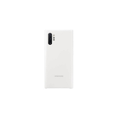Samsung Note10+ Silicone Cvr, White (EFPN975TWEGUS)