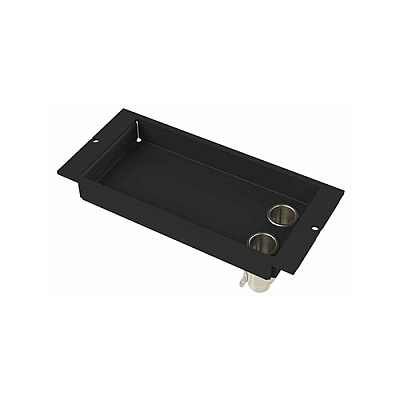 Precision Mounting Technologies 1x3.5x7 Containment Tray W/ 2x 12v (AS9.C125.0301)