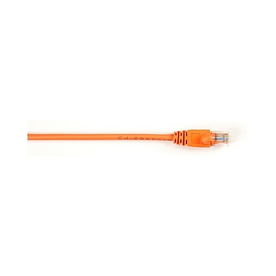 Black Box Cat6 250-mhz Molded Snagless Stranded Ethernet Patch Cable,unshielded(utp),cm Pvc(rj45m/m),orange,10-ft.(3.0-m),10-pack (CAT6PC010OR10PAK)