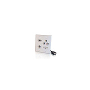 C2G Wp Dbl Alum Hd-15,3.5,a/v,usb (40545)