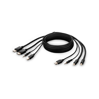 Belkin Taa 2 Mdp To Dp/usb/aud Cbl, Vid M/m; Us (F1DN2CCBLMP10T)