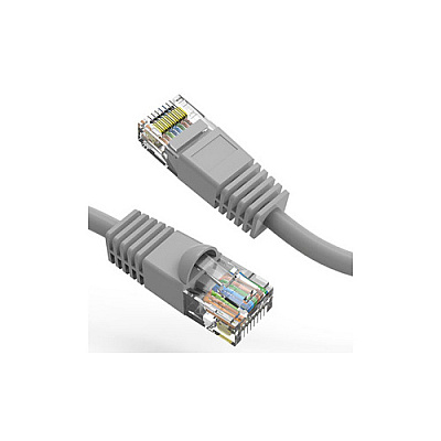 Axiom 8ft Cat6 Cable W/boot (gray) (C6MBG8AX)
