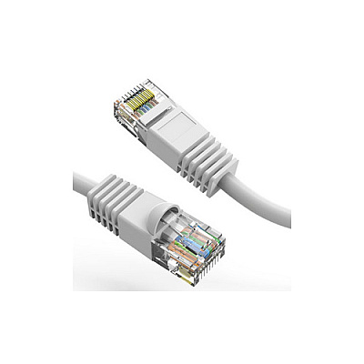 Axiom 200ft Cat6 Cable W/boot (white) (C6MBW200AX)