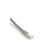 Black Box Cat6 400-mhz Molded Boot Solid Ethernet Patch Cable - Shielded (f/utp), Cmp Plenum (rj45 M/m), Gray, 7-ft. (2.1-m), Gsa, Taa (EVNSL0273GY0007)