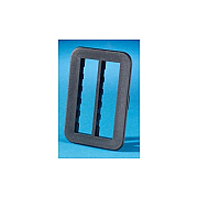Leviton Bezel, Tj, 4 Hole Black (4030057700)
