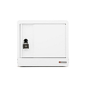 Bretford Cube Micro Station, Ac Power, Padlock (TVS10PACAW)