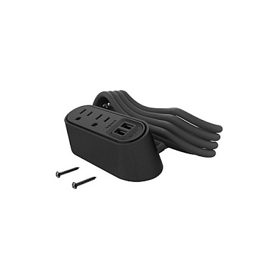 Chief Manufacturing Desktop Pwr Center, 2ac 2usb, Blk (KRADPC22B)