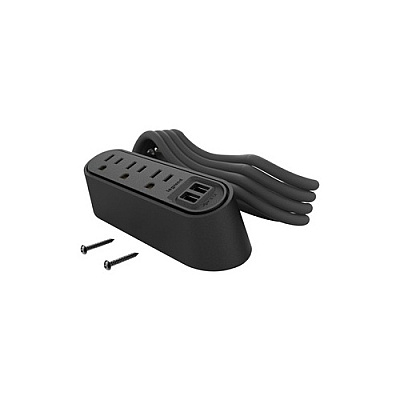 Chief Manufacturing Desktop Pwr Center 3ac 2usb Blk (KRADPC32B)