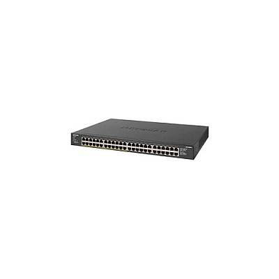 NETGEAR 48 Port Gig Eth Unmgd 380 Poe (GS348PP100NAS)