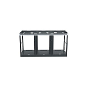Middle Atlantic Products C5 Vent 2 Bay Flat Black (C5VENT2BK)