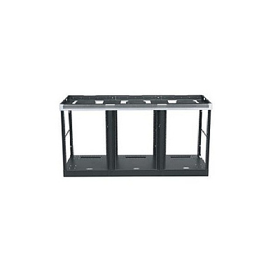 Middle Atlantic Products C5 Vent 2 Bay Flat Black (C5VENT2BK)