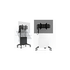Salamander Designs Mobile Stand, Electric Lift And Tilt, Graphite And Gray (FPS2/ELT/GG)