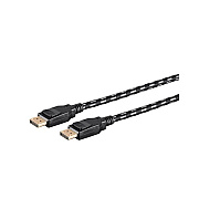 Monoprice Braided Displayport 1.4 Cable_ 6ft_ Gray (37920)