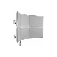 Atdec Six-arm Combination Mount For Displays Up To 24", Suits Flat Screen Monitors Up To 20 Lbs, Curved Screen Monitors Up To 17.6 Lbs, Silver (AWMS613717HS)