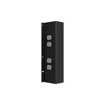 Chief Manufacturing Pac527 - 4 Plug In-wall Retro Power Kit (PAC527P4KIT)