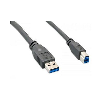 Enet Solutions Usb 3.0 A (m) To B (m) 15ft Black Cable (USB3.0MAMB15F)