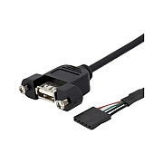 StarTech 1ft Motherboard To Panel Mount Usb Cable (USBPNLAFHD1)