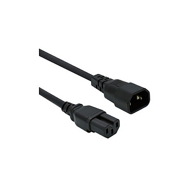 Weltron C14-c15 15a 14/3 Sjt 8ft Notched (AC13015A208BK)