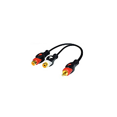 Weltron Rca Male To (2) Rca Female (44342)