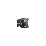 Avteq Round Pedestal. Solid Steel. Black Or Si (PD100)