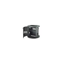 Avteq Round Pedestal. Solid Steel. Black Or Si (PD100)