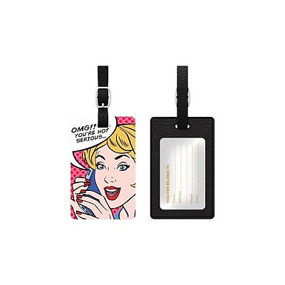 Centon Electronics Black Bag Tag, Lady Lucy (731969627228)